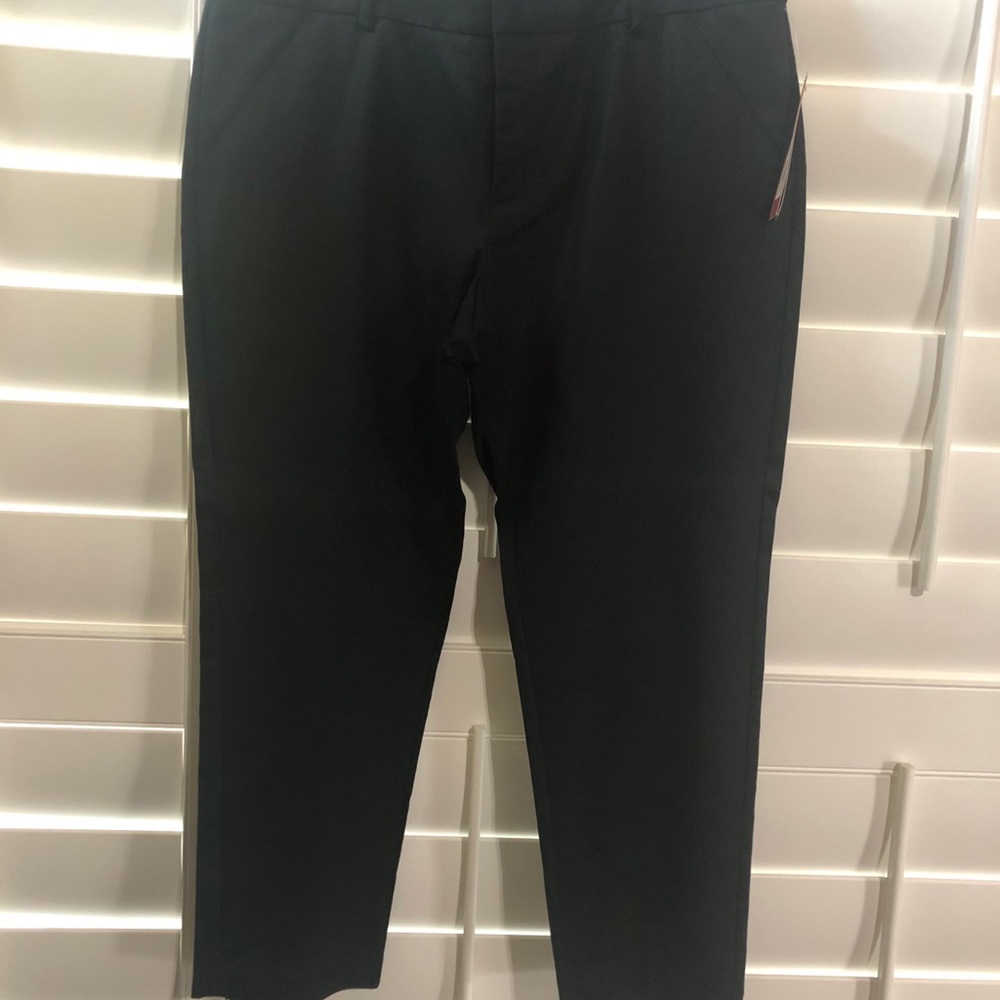 Merona Black Ankle Slacks size 18 NWT